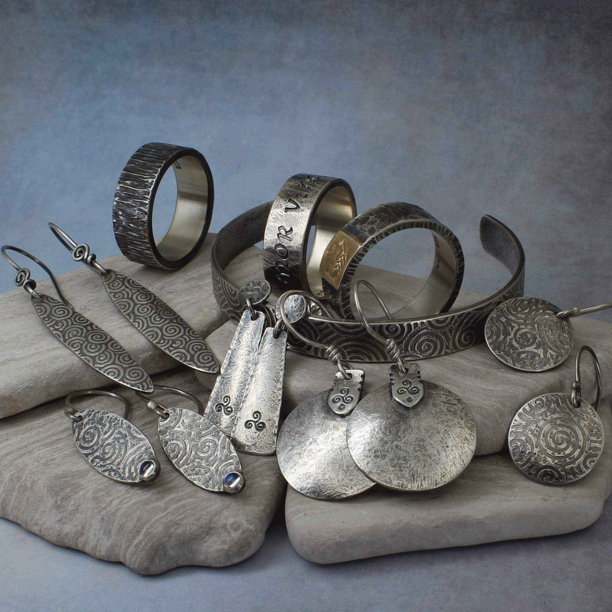 Jewelry collection inspired by bronze age jewelry