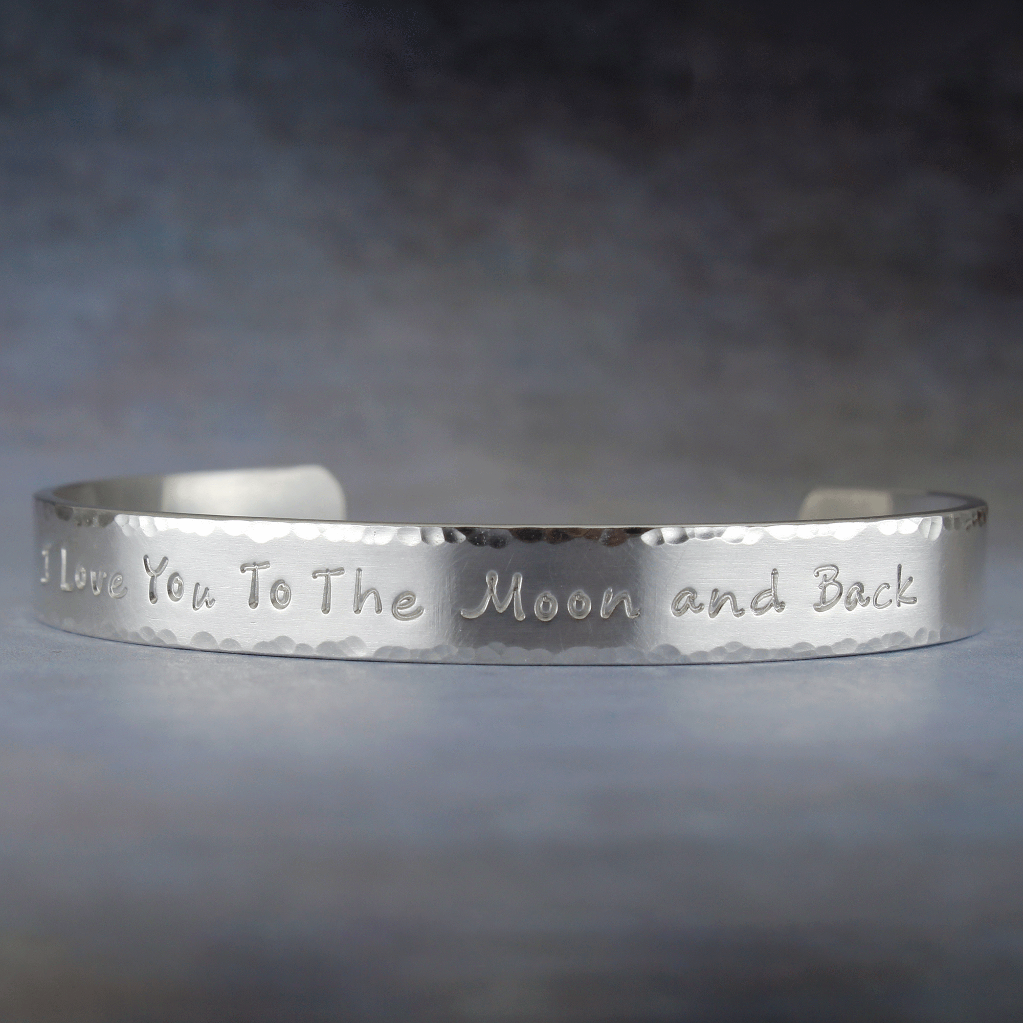 Personalized sterling silver bracelet