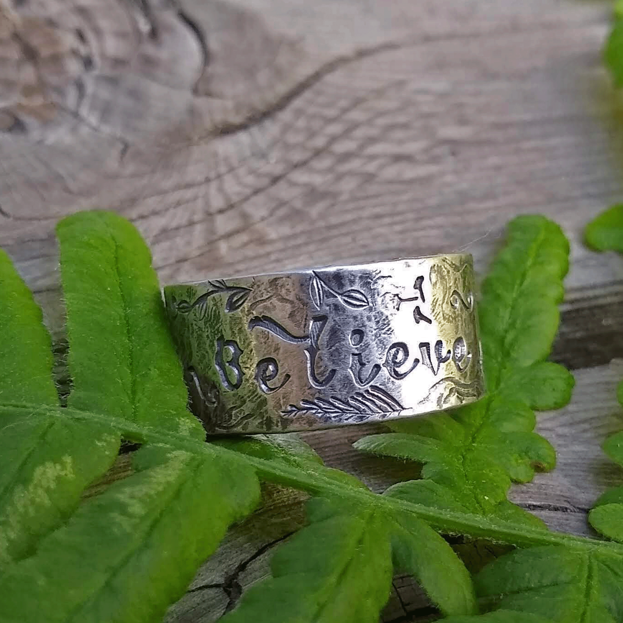 Believe Sterling silver