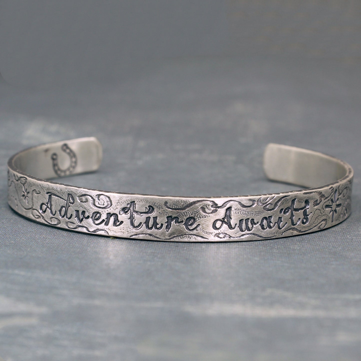 Adventure awaits bracelet cuff