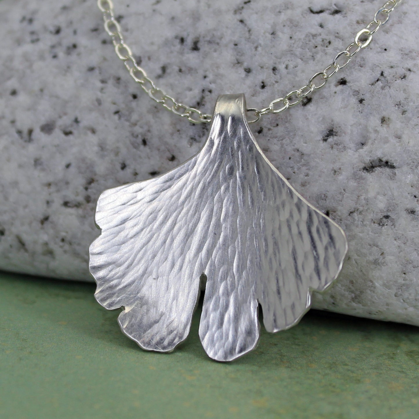 Botanical leaf pendant