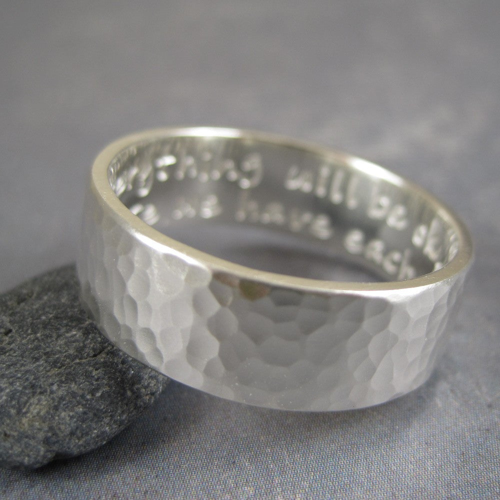 hammered ring