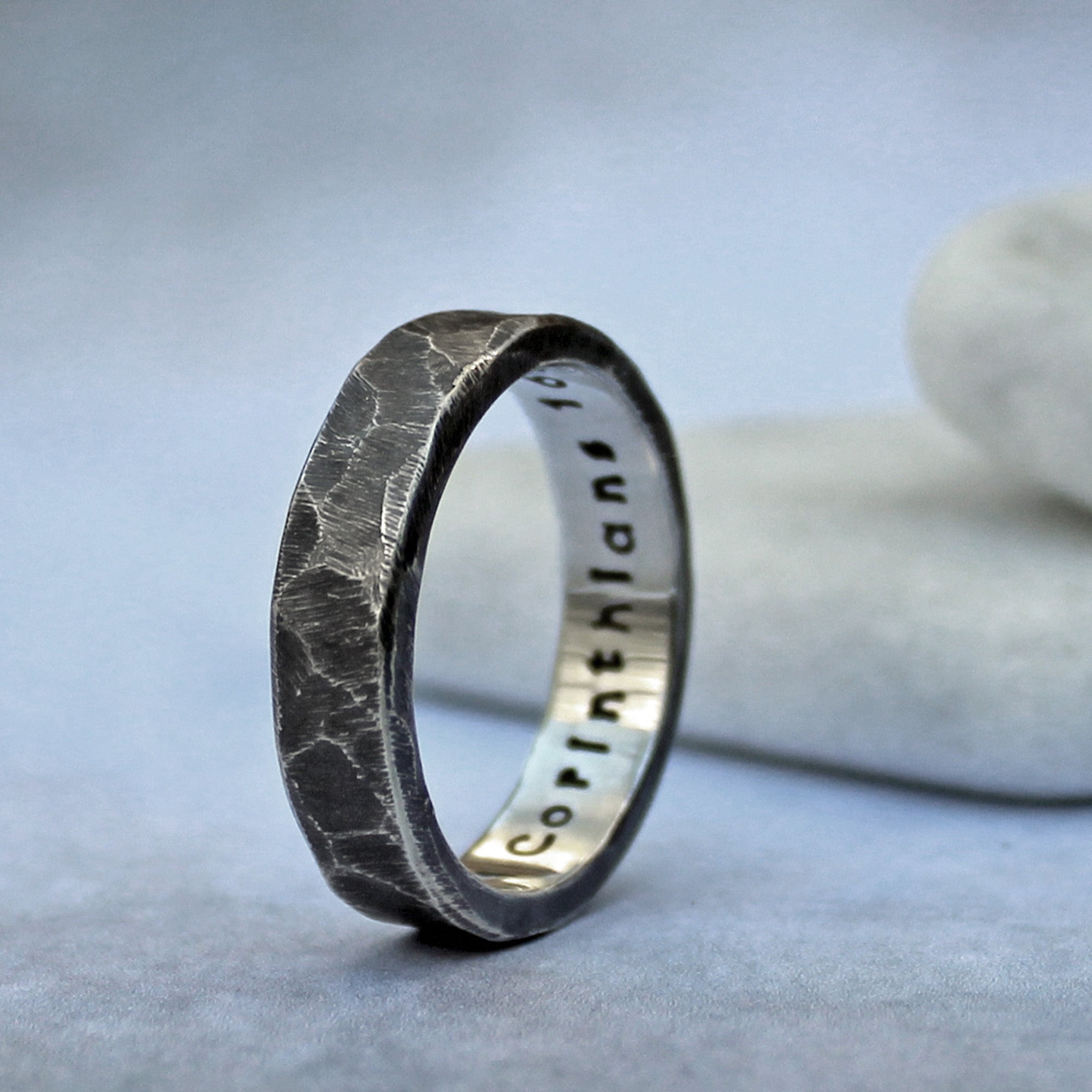 High Polished Men's Solid Sterling 925 Silver Wedding Band Ring Jewelr -  diamondiiz.com