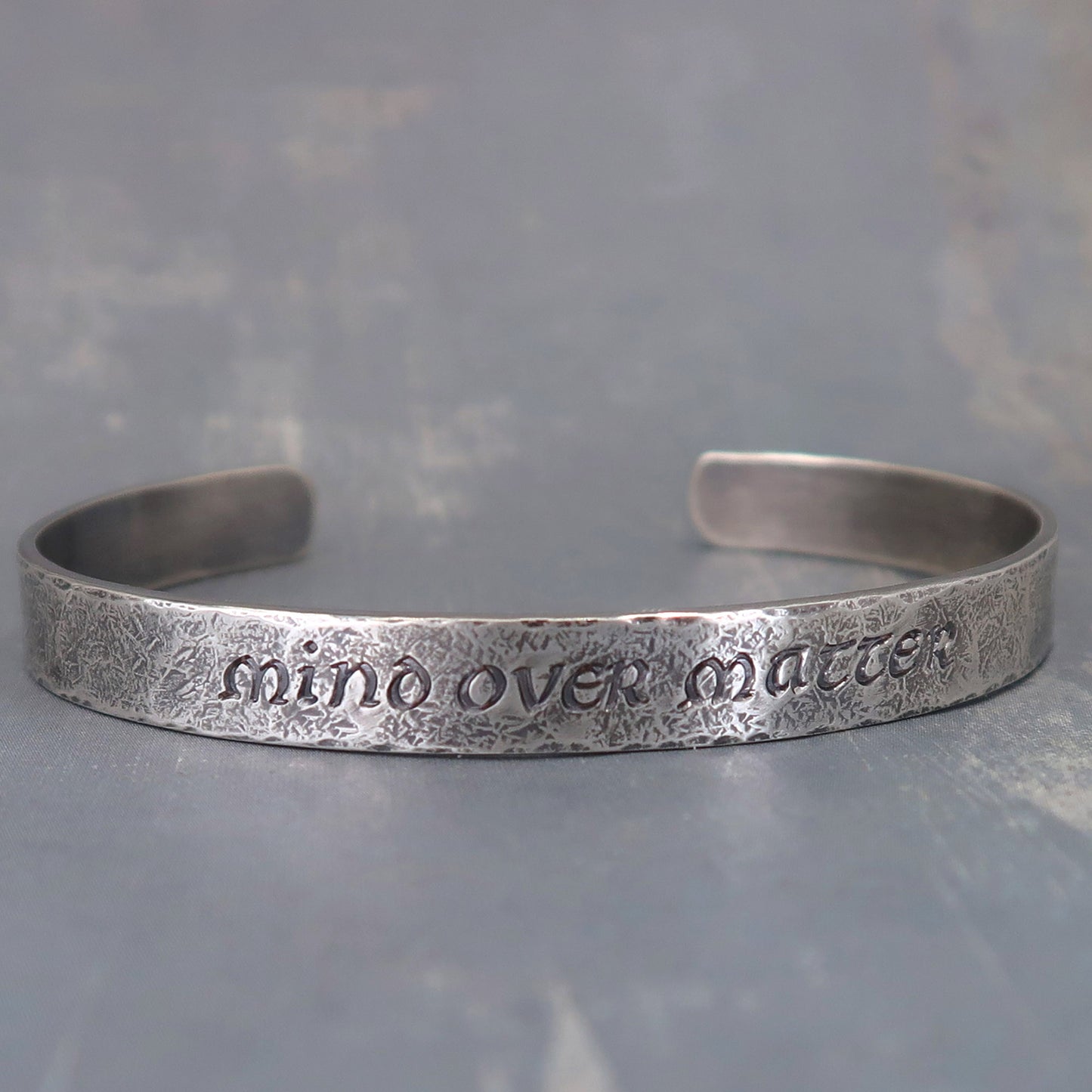 Mind over Matter sterling silver bracelet cuff