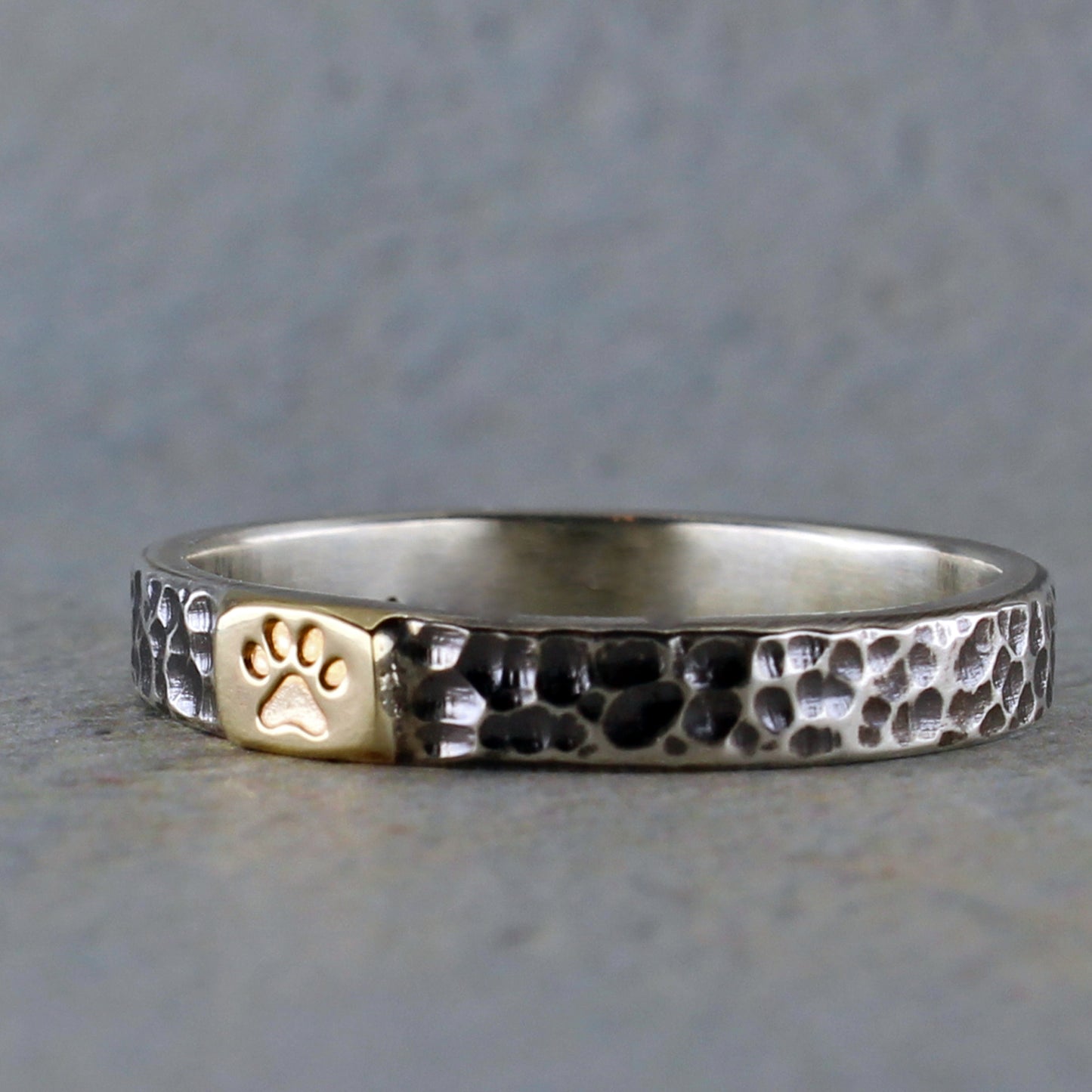 Dog print ring, cat paw